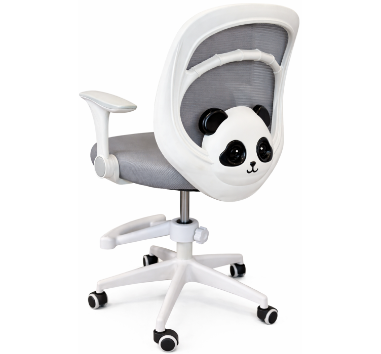 Крісло обертове дитяче PERFECT KIDS PANDA GRAY9